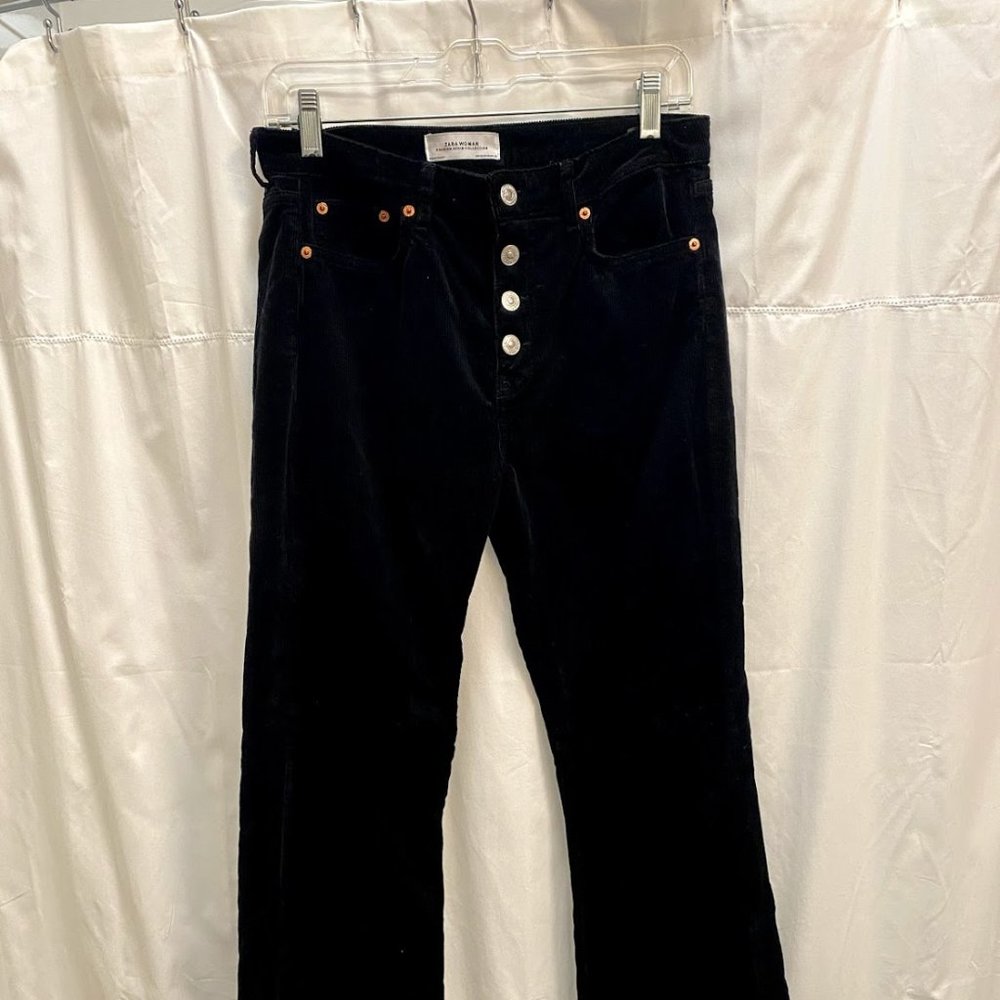 Zara Black Corduroys